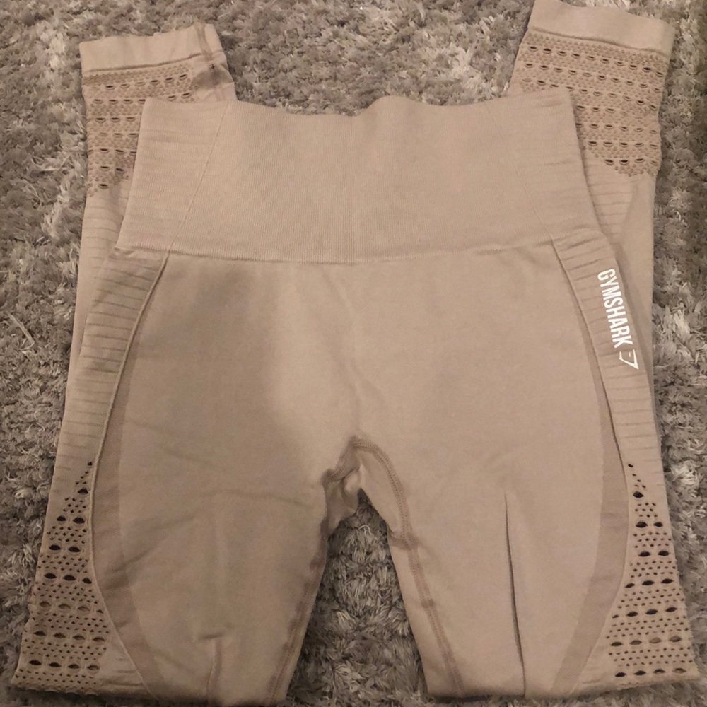 Gymshark tan seamless energy leggings
